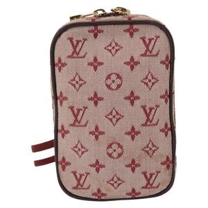 Louis Vuitton Camera Mini Lin Red Canvas Handbag